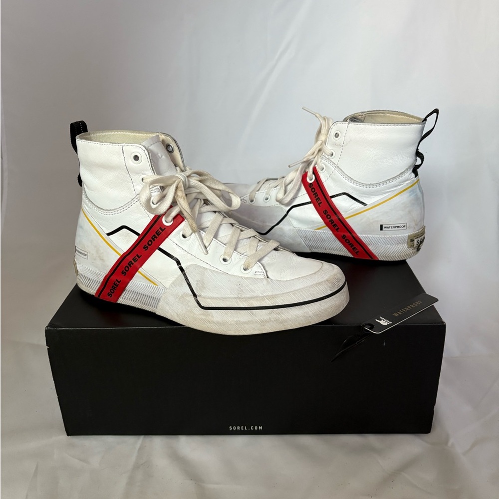 Sorel Waterproof Leather Hi Top Sneaker Boots